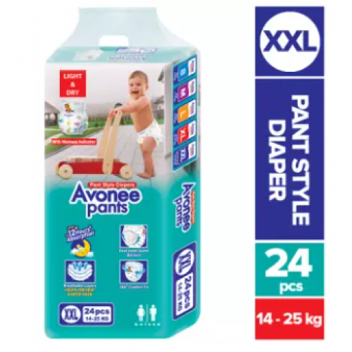 Avonee XXL Pant Diaper (XXL Size) 14-25Kg - 24Pcs