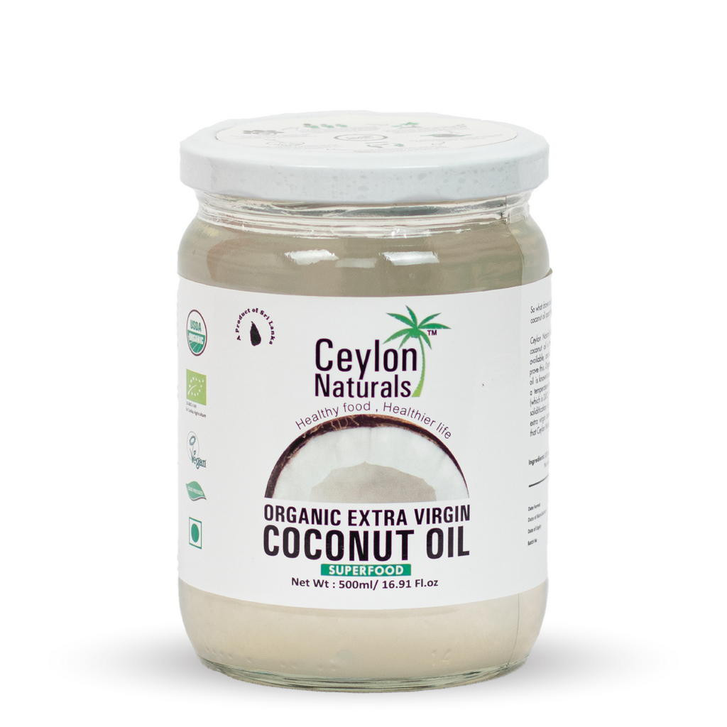 Ceylon Naturals Organic Extra Virgin Coconut Oil – 500ml