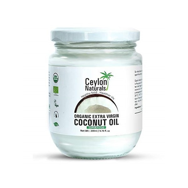Ceylon Naturals Organic Extra Virgin Coconut Oil –200ml
